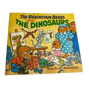 The Berenstain Bears and the Dinosaurs Childrens Book 1984 Stan Jan Berenstain